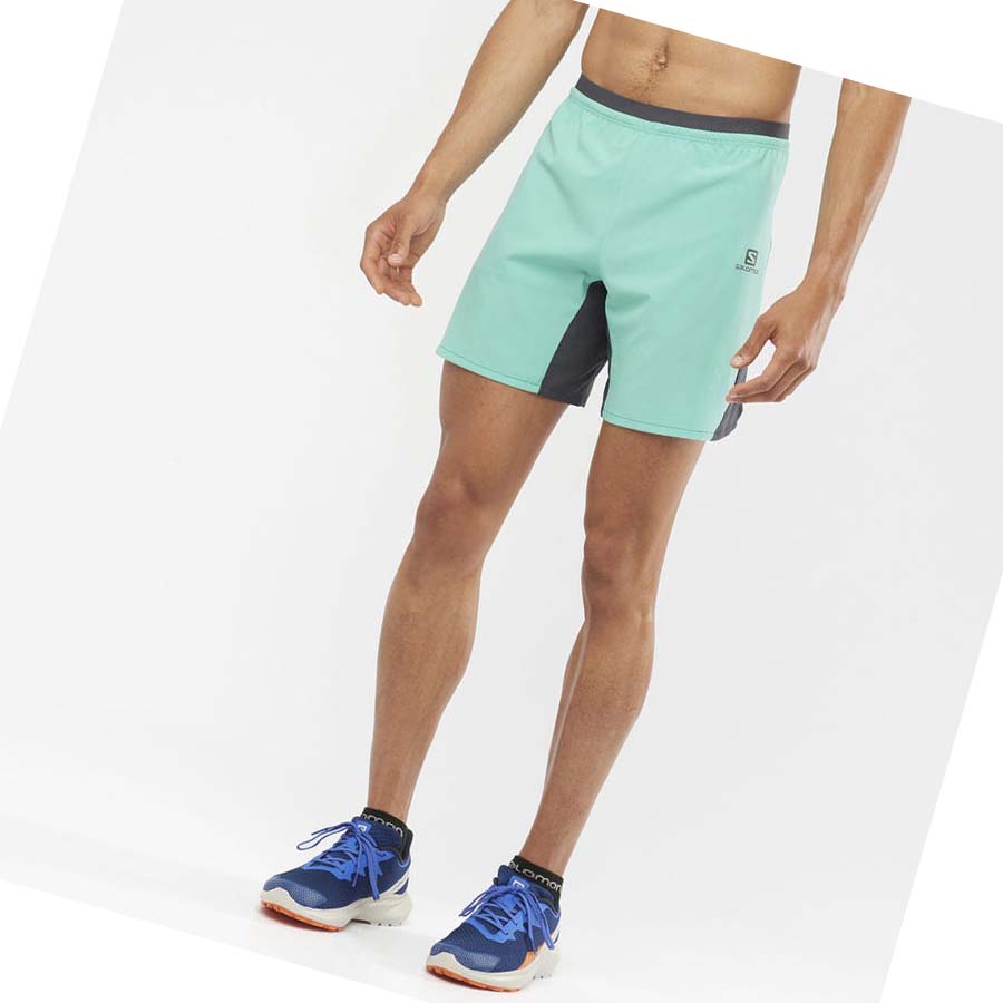 Bermudas Salomon CROSS 7'' NO LINER Hombre Verde Menta | MX 3173MQZ